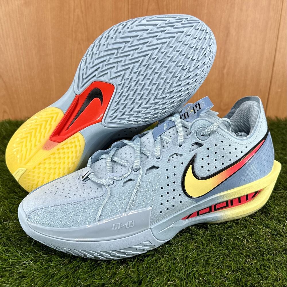 Nike Air Zoom GT Cut 3 Glacier Blue Basketball Shoes DV2913-405 Men's Size 10